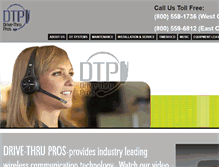 Tablet Screenshot of drivethrupros.com